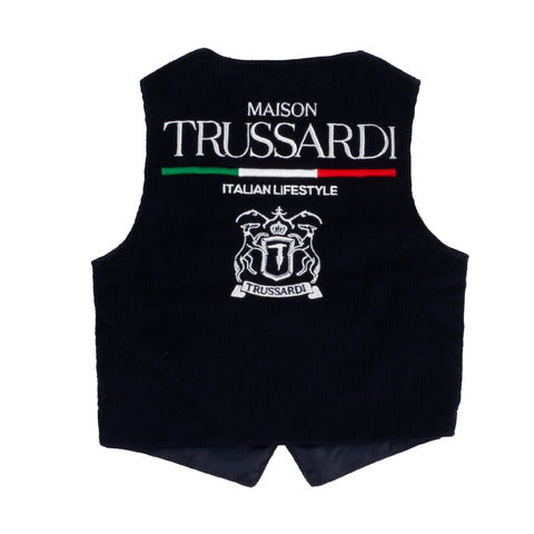 Trussardi Gilet blu neonato